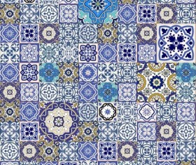 decor pattern design vector set 01