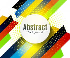 halftone geometric vertical banners vector 03