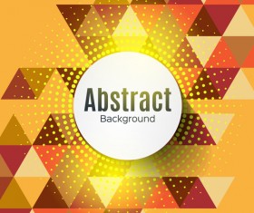 halftone triangle modern vector background 01