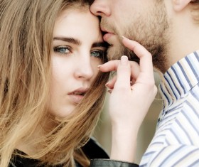 happy blessed romantic couple Stock Photo 01