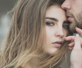 happy blessed romantic couple Stock Photo 03