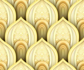 luxury golden decorative pattern vectors material 02