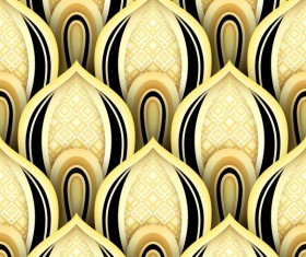 luxury golden decorative pattern vectors material 03