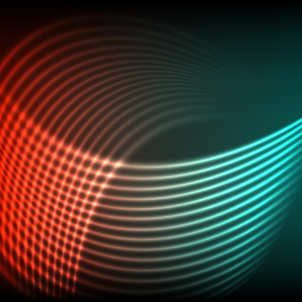 neon background abstract lines vector
