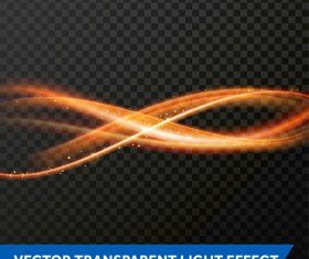 transparent light wavy effect vectors