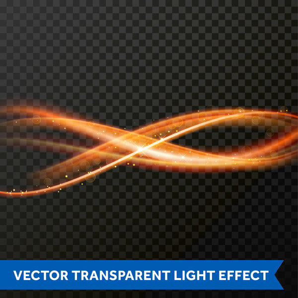 transparent light wavy effect vectors