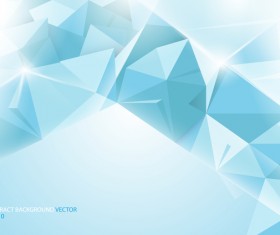 Abstract blue background with geometric concept vector