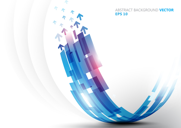 Download Abstract blue curve line shape background vector design ...