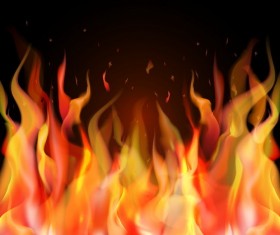 Abstract fire with blurs background vector 02