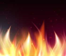 Abstract fire with blurs background vector 03
