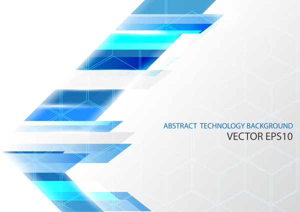 Abstract Technology Triangle Shape Vector Background Free Download