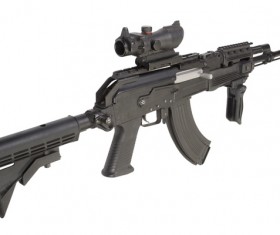Automatic weapon Stock Photo 01