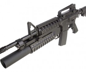Automatic weapon Stock Photo 02