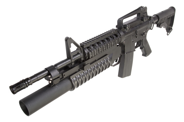 Automatic weapon Stock Photo 02