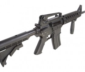 Automatic weapon Stock Photo 03