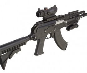 Automatic weapon Stock Photo 05