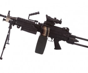 Automatic weapon Stock Photo 08