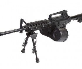 Automatic weapon Stock Photo 13