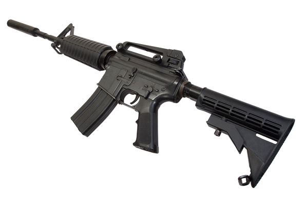 Automatic weapon Stock Photo 15