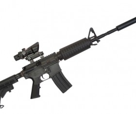 Automatic weapon Stock Photo 23