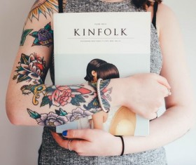 Beautiful arm tattoo Stock Photo