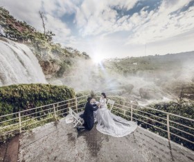 Beautiful creative wedding Stock Photo