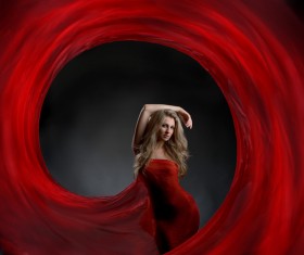 Beautiful fashion model Stock Photo 04