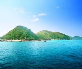 Beautiful ocean island Stock Photo 01
