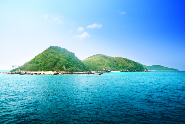 Beautiful ocean island Stock Photo 01