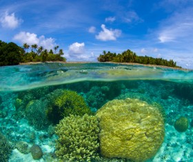 Beautiful ocean island Stock Photo 05