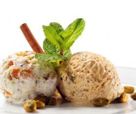 Beautifully decorated with ice cream Stock Photo 01