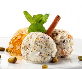 /Beautifully decorated with ice cream Stock Photo 02