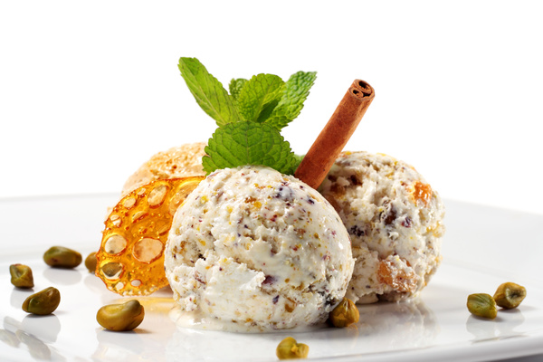 /Beautifully decorated with ice cream Stock Photo 02