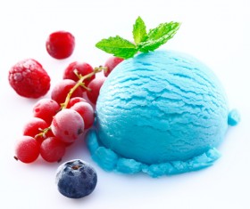 Beautifully decorated with ice cream Stock Photo 06