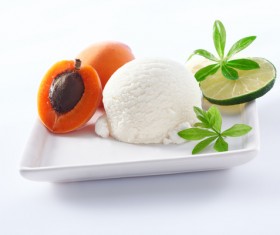 Beautifully decorated with ice cream Stock Photo 07