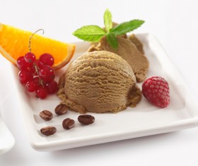 Beautifully decorated with ice cream Stock Photo 08