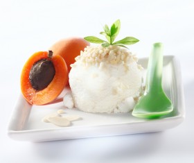 Beautifully decorated with ice cream Stock Photo 09