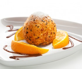 Beautifully decorated with ice cream Stock Photo 17