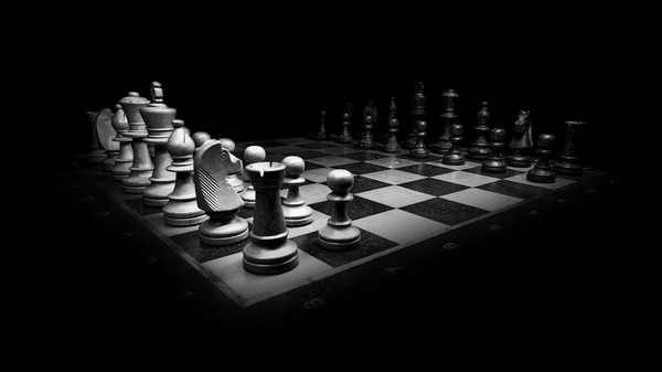 Black and white chess Stock Photo