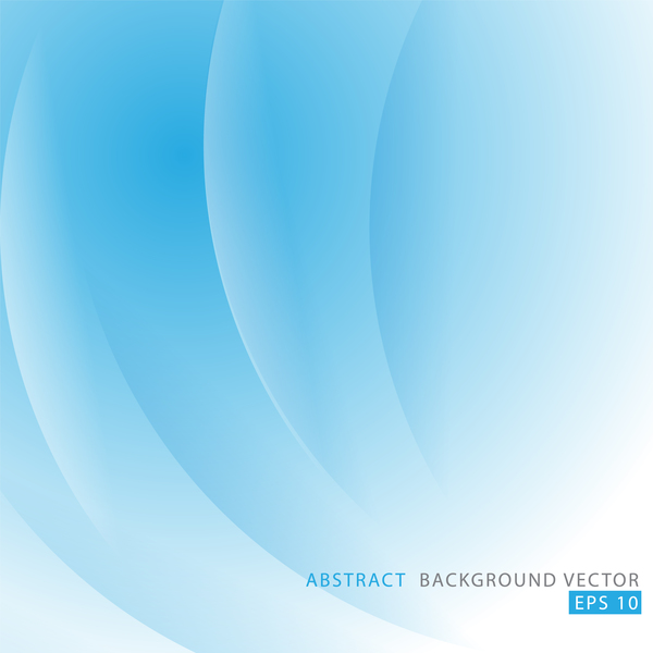 Blue abstract curve line concept vector background