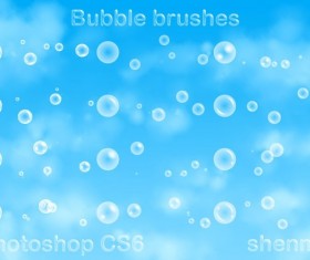 Bubble light halo Photoshop Brushes