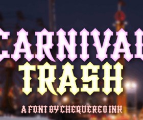 Carnival Trash Font