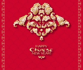 Chinese 2018 new year backgrounds vector material 01