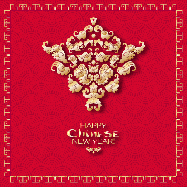 Chinese 2018 new year backgrounds vector material 03