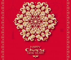 Chinese 2018 new year backgrounds vector material 09