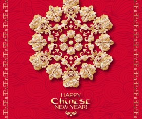 Chinese 2018 new year backgrounds vector material 10