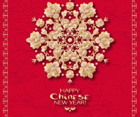 Chinese 2018 new year backgrounds vector material 12