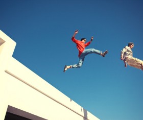 City cool run Stock Photo 07