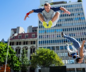 City cool run Stock Photo 15