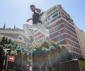 City cool run Stock Photo 16